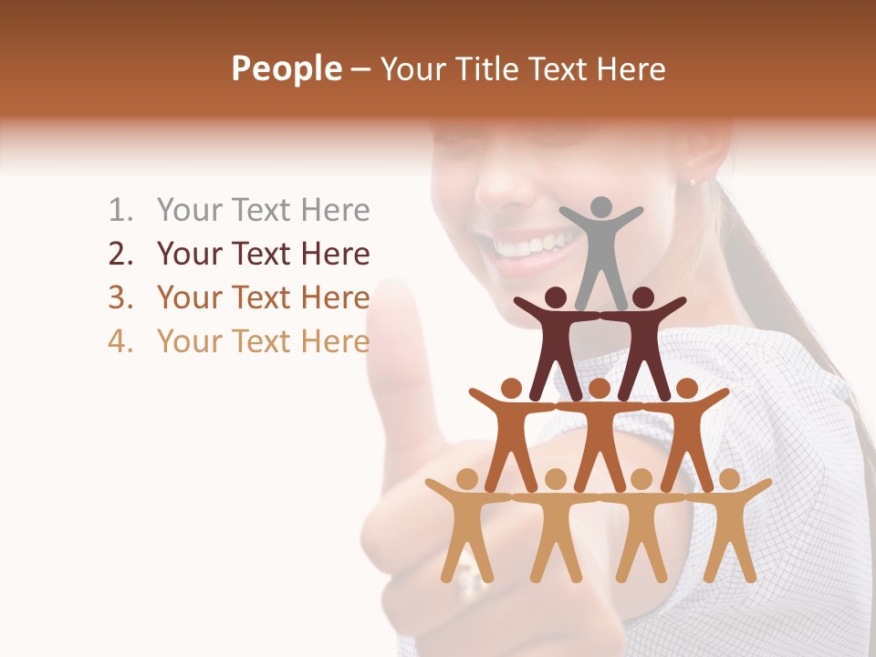 Hand Sharing Senior PowerPoint Template