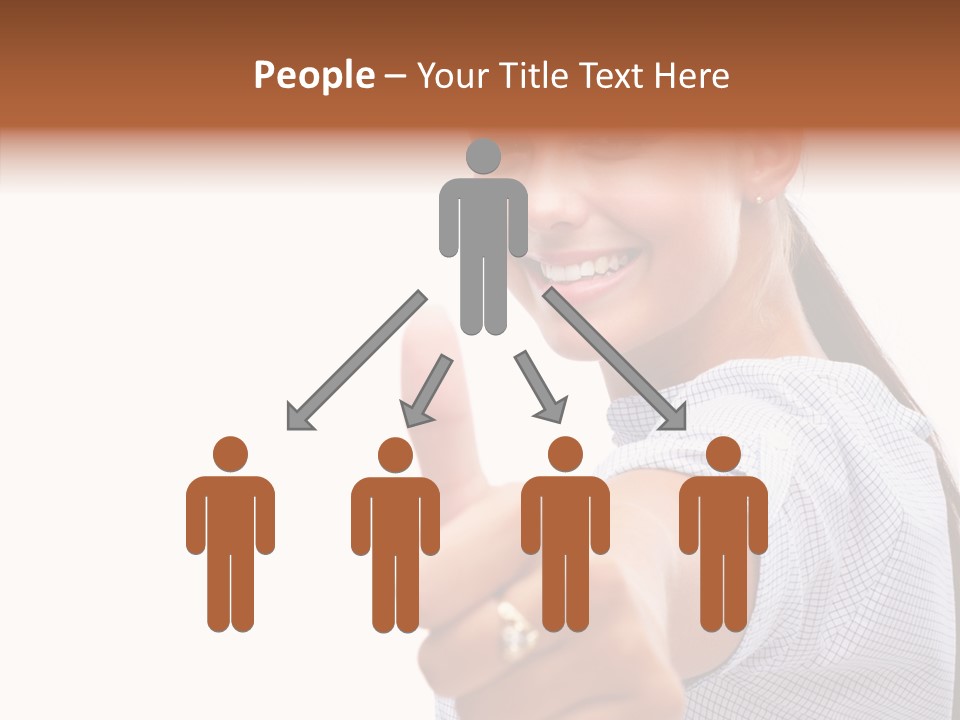 Hand Sharing Senior PowerPoint Template