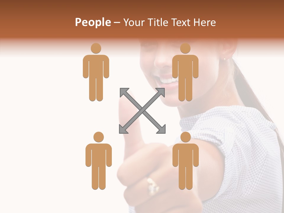 Hand Sharing Senior PowerPoint Template