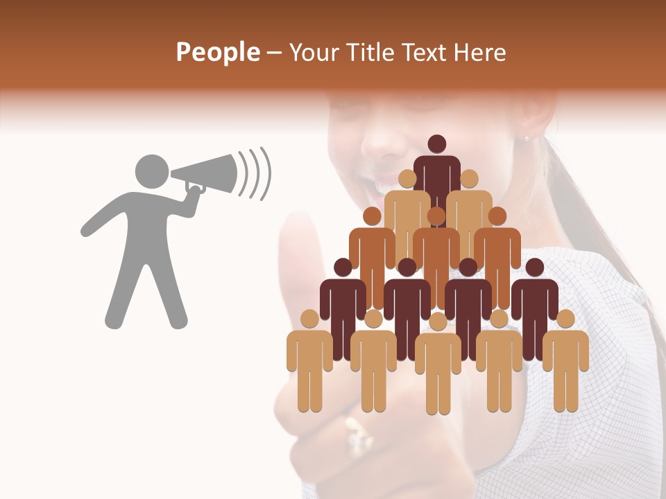 Hand Sharing Senior PowerPoint Template