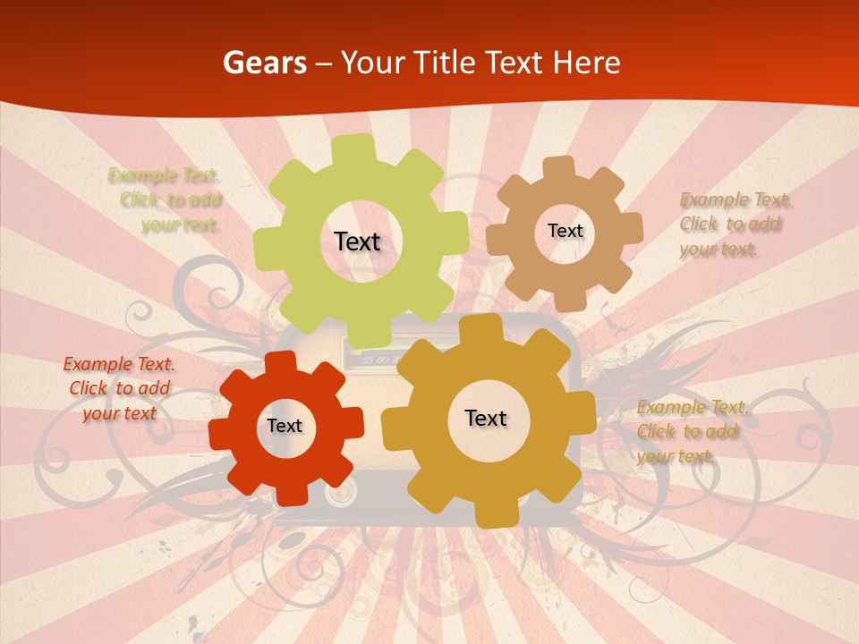 Assistance Sharing Elder PowerPoint Template