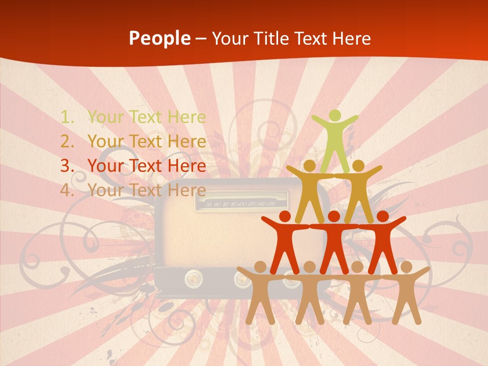 Assistance Sharing Elder PowerPoint Template