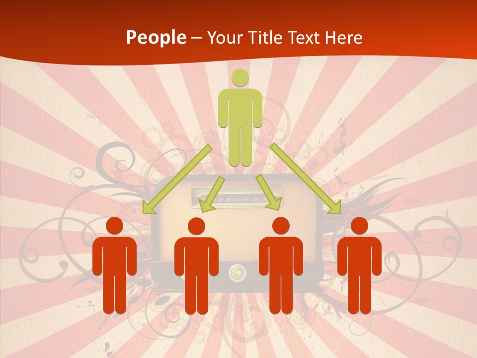 Assistance Sharing Elder PowerPoint Template