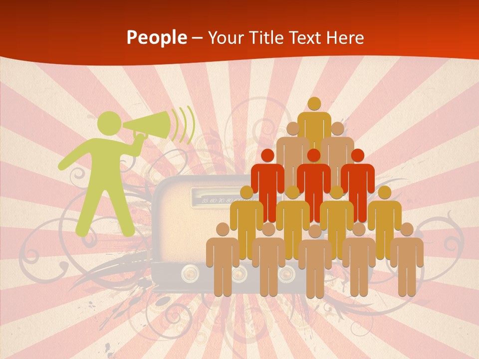 Assistance Sharing Elder PowerPoint Template