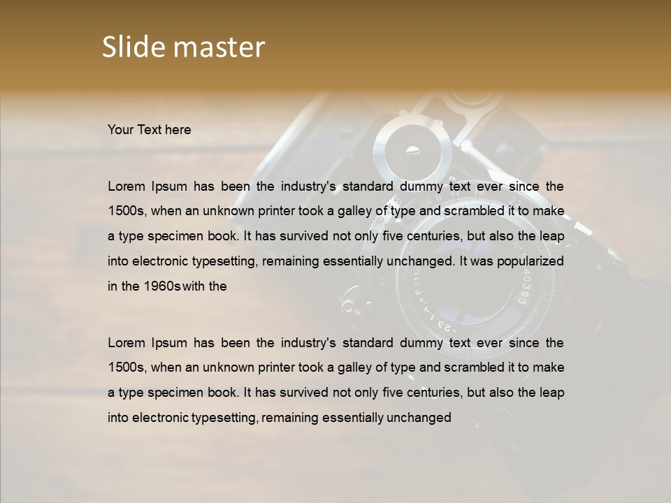 White  Old PowerPoint Template