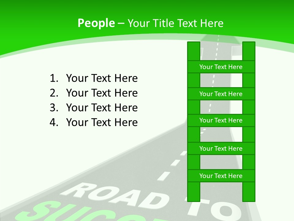 White Old Women PowerPoint Template