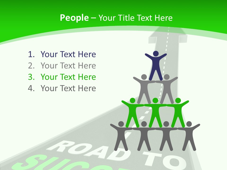 White Old Women PowerPoint Template