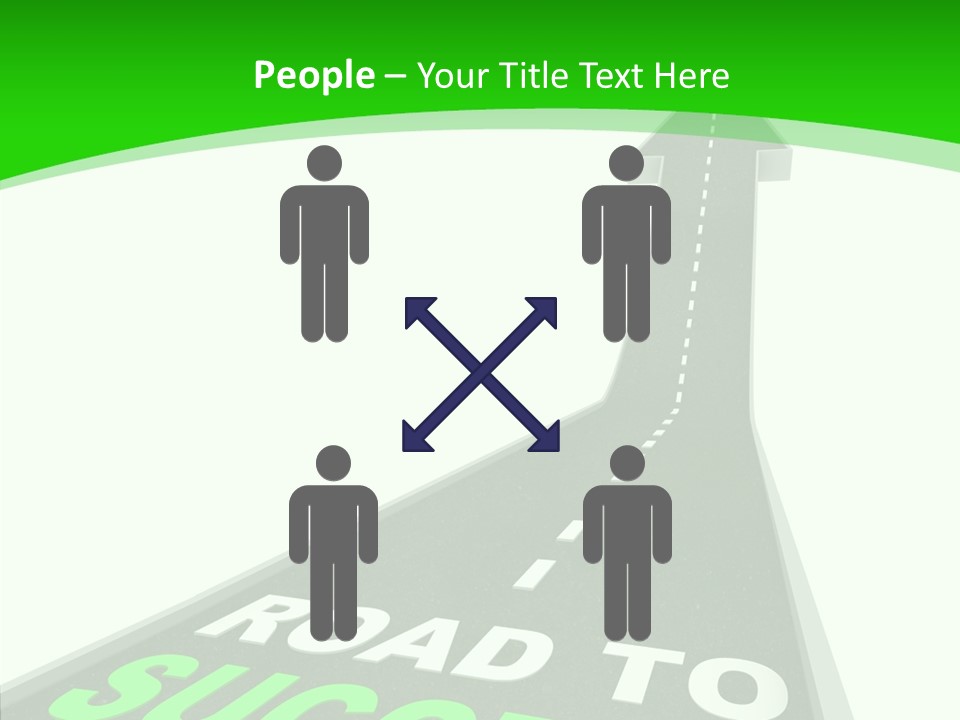 White Old Women PowerPoint Template