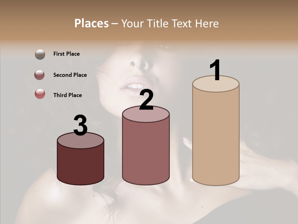 Young Caregiver Finger PowerPoint Template