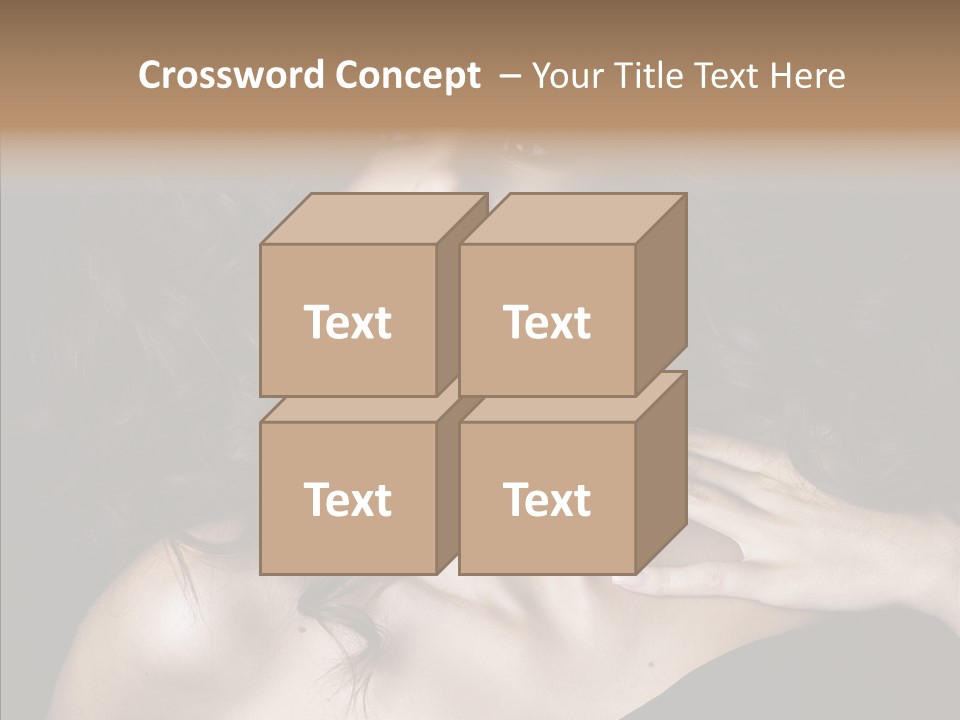 Young Caregiver Finger PowerPoint Template
