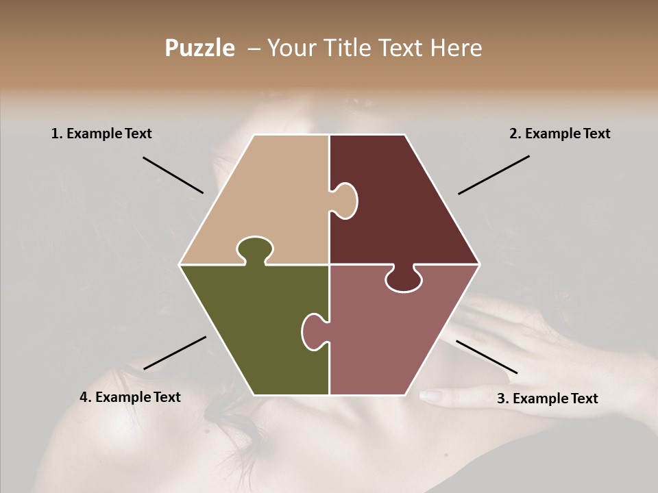 Young Caregiver Finger PowerPoint Template