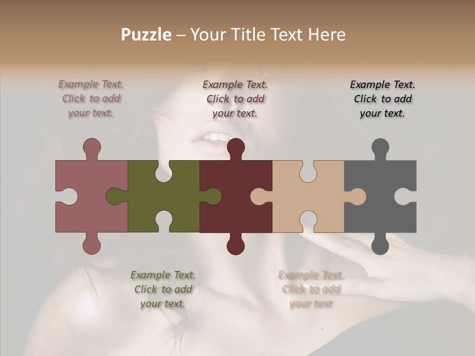 Young Caregiver Finger PowerPoint Template