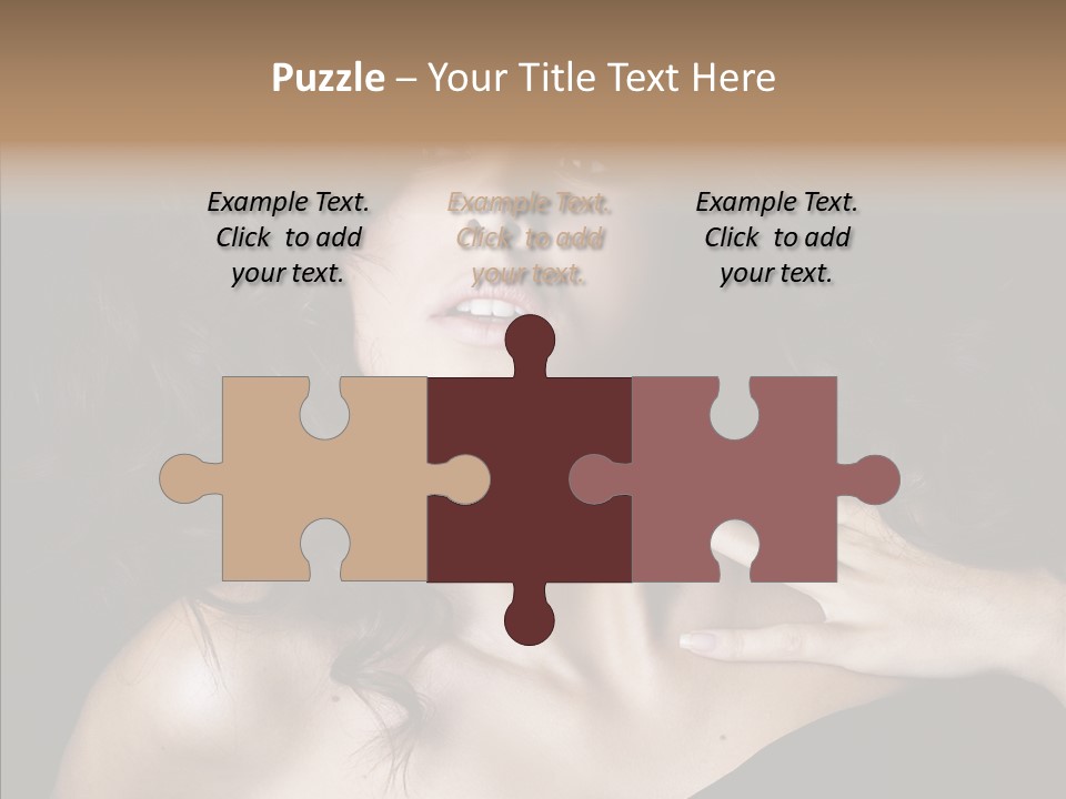 Young Caregiver Finger PowerPoint Template