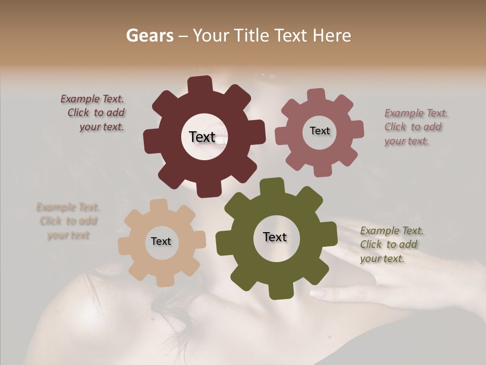 Young Caregiver Finger PowerPoint Template