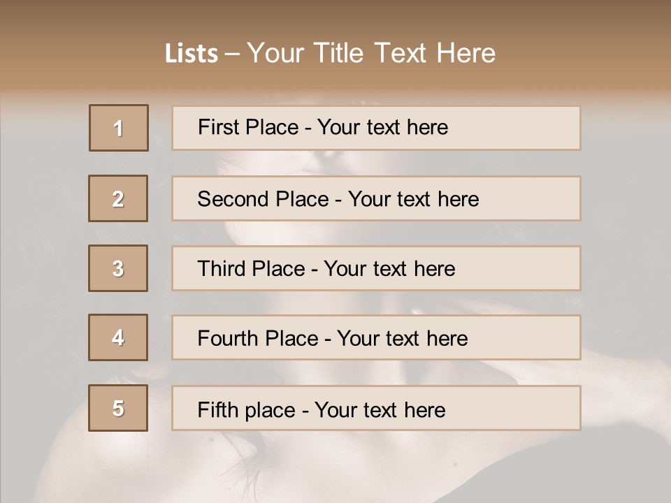 Young Caregiver Finger PowerPoint Template
