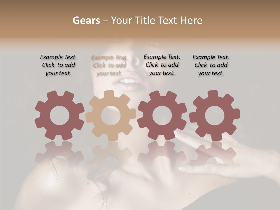 Young Caregiver Finger PowerPoint Template