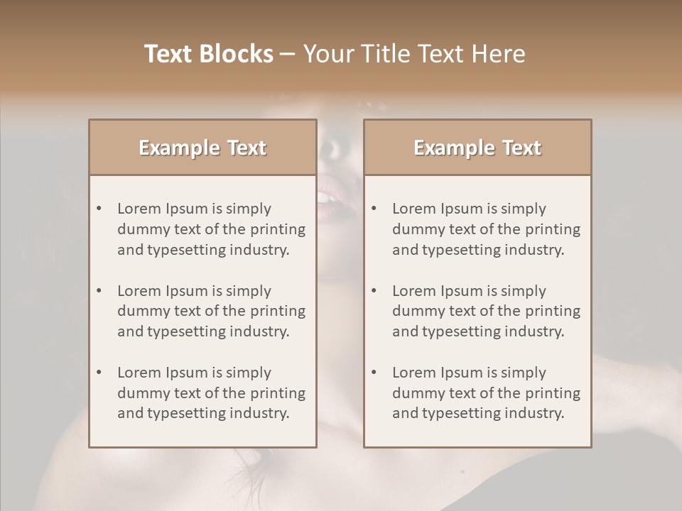 Young Caregiver Finger PowerPoint Template