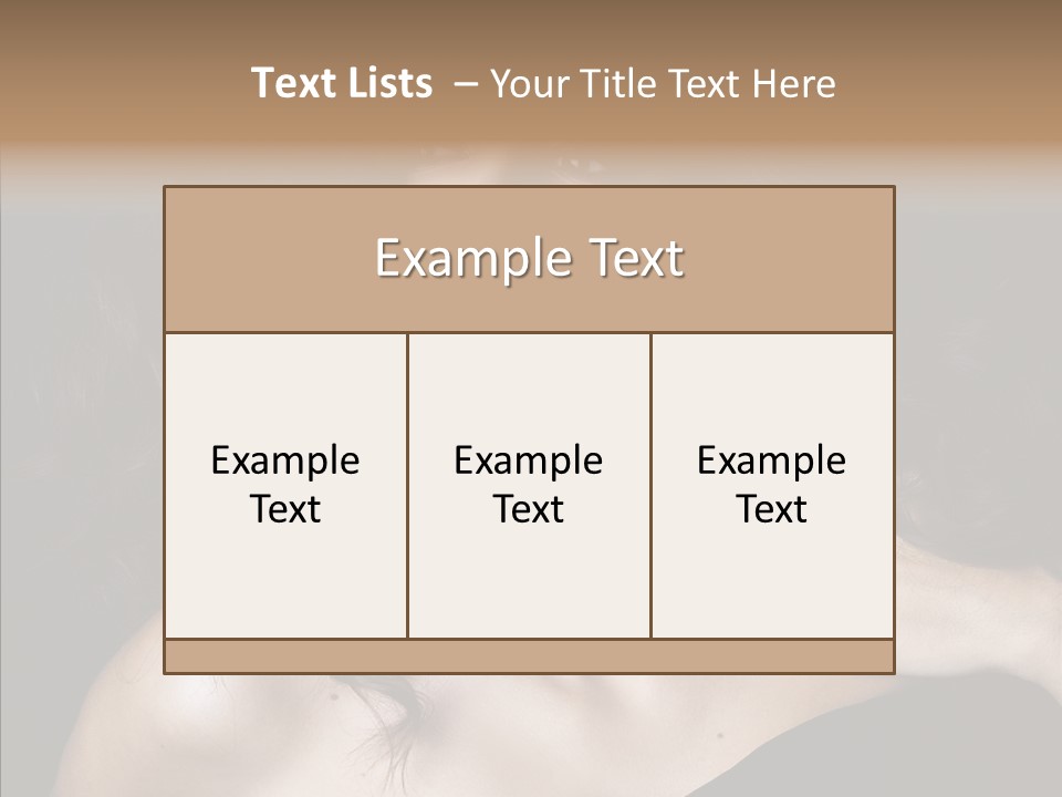 Young Caregiver Finger PowerPoint Template