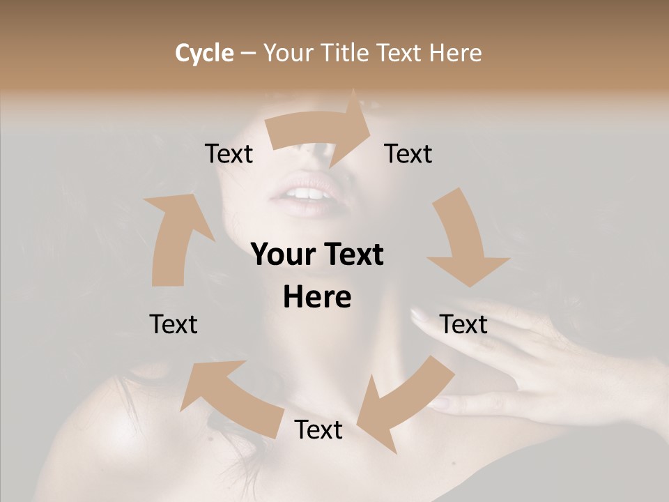Young Caregiver Finger PowerPoint Template