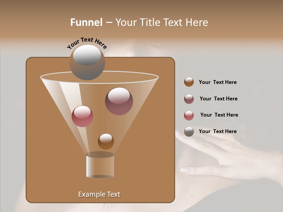 Young Caregiver Finger PowerPoint Template