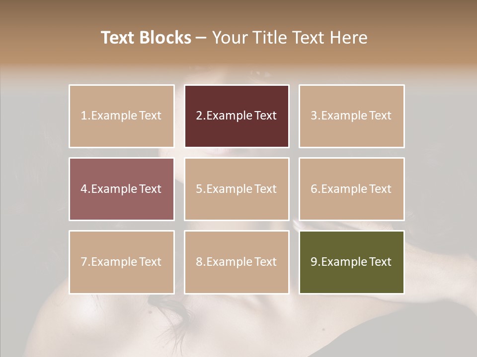 Young Caregiver Finger PowerPoint Template