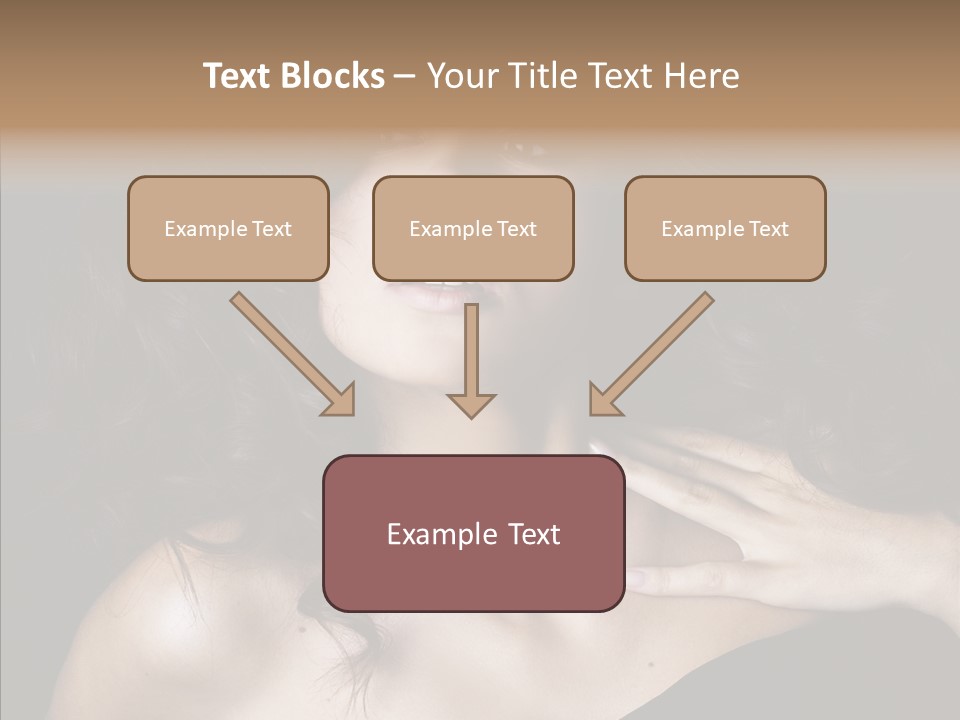 Young Caregiver Finger PowerPoint Template