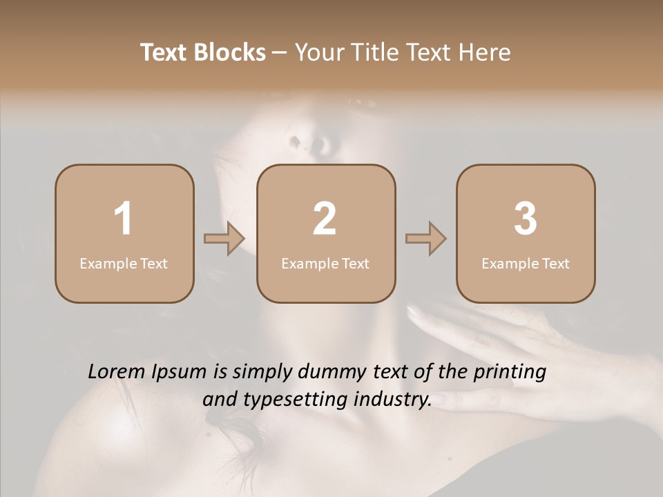 Young Caregiver Finger PowerPoint Template