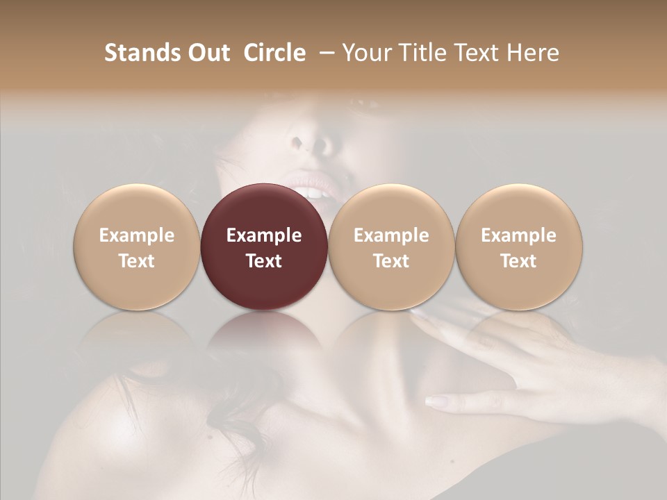 Young Caregiver Finger PowerPoint Template