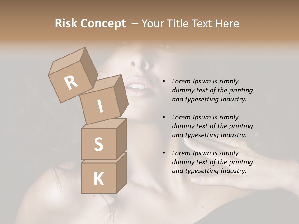 Young Caregiver Finger PowerPoint Template