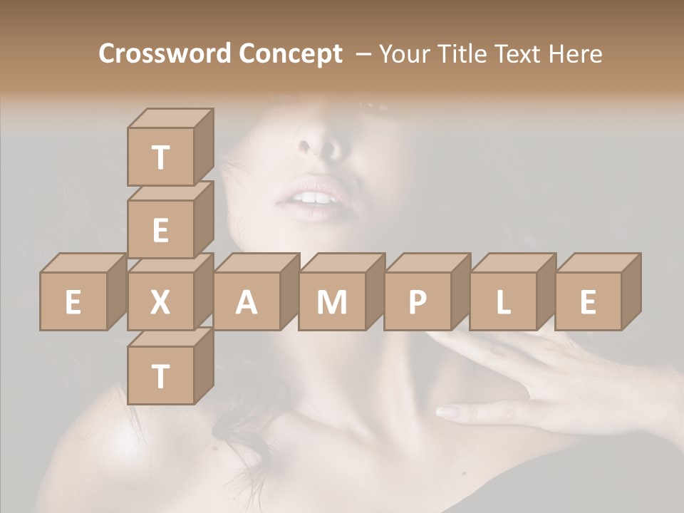 Young Caregiver Finger PowerPoint Template