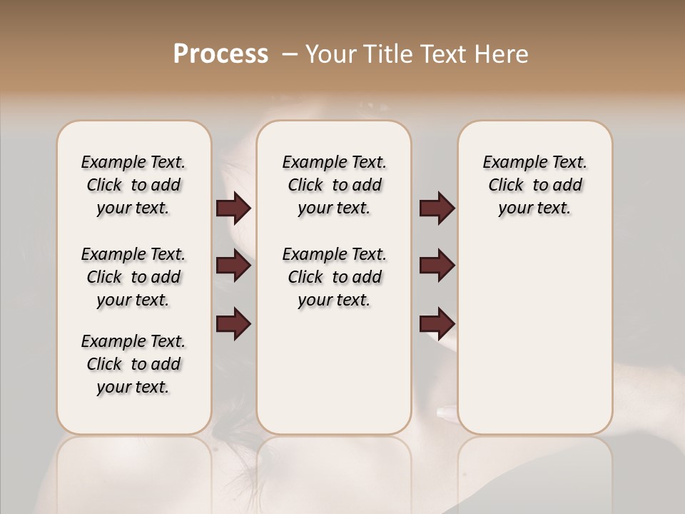 Young Caregiver Finger PowerPoint Template