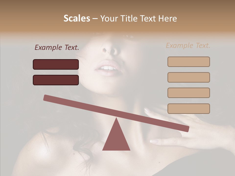 Young Caregiver Finger PowerPoint Template