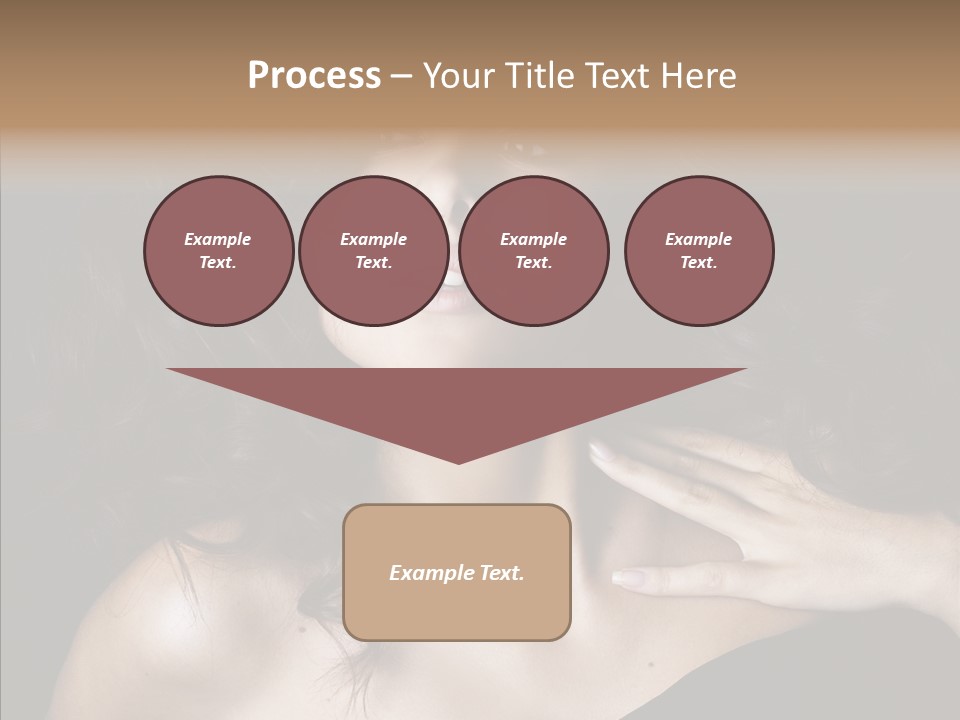 Young Caregiver Finger PowerPoint Template