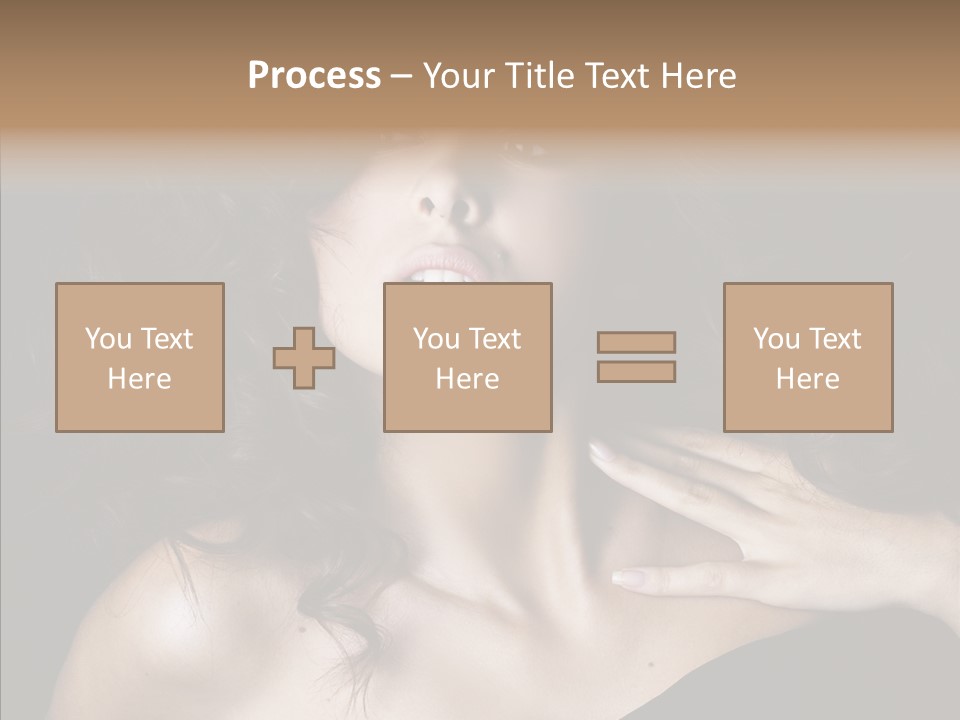 Young Caregiver Finger PowerPoint Template