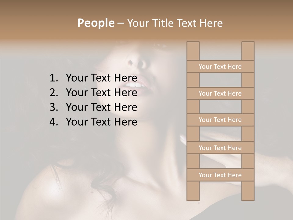 Young Caregiver Finger PowerPoint Template