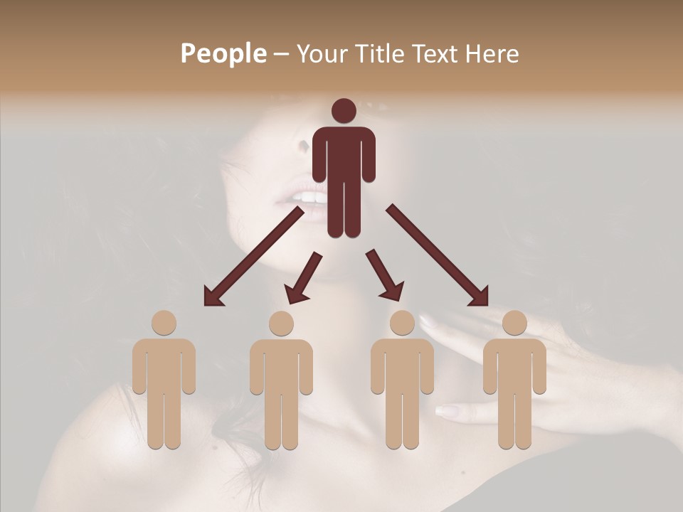 Young Caregiver Finger PowerPoint Template