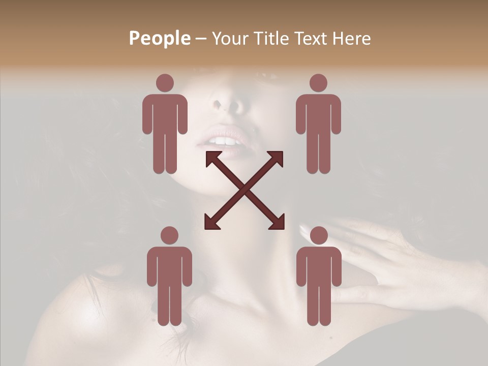 Young Caregiver Finger PowerPoint Template