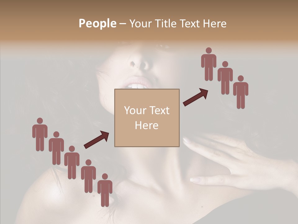 Young Caregiver Finger PowerPoint Template