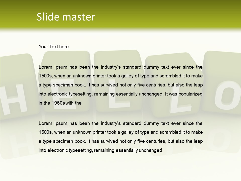 Young Aging Two PowerPoint Template