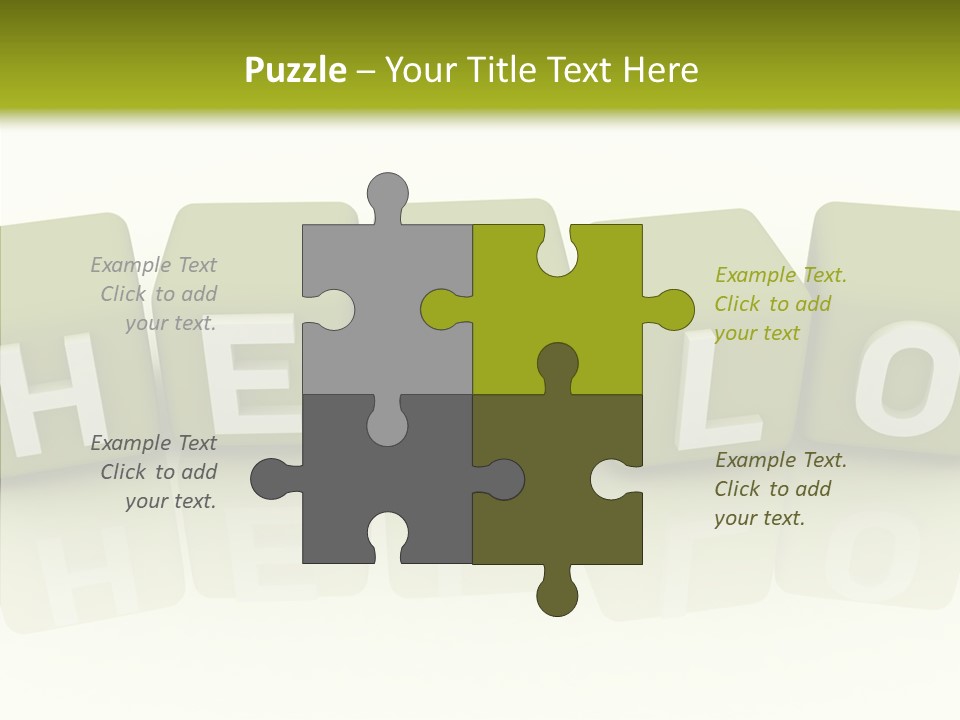 Young Aging Two PowerPoint Template