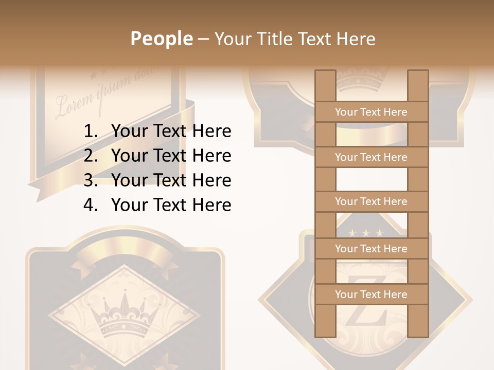 White Caregiver  PowerPoint Template