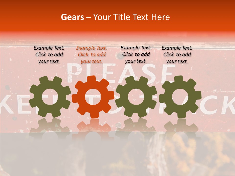 Closeup Finger Sharing PowerPoint Template