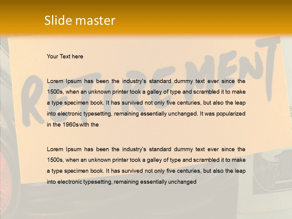 Senior  Touching  PowerPoint Template