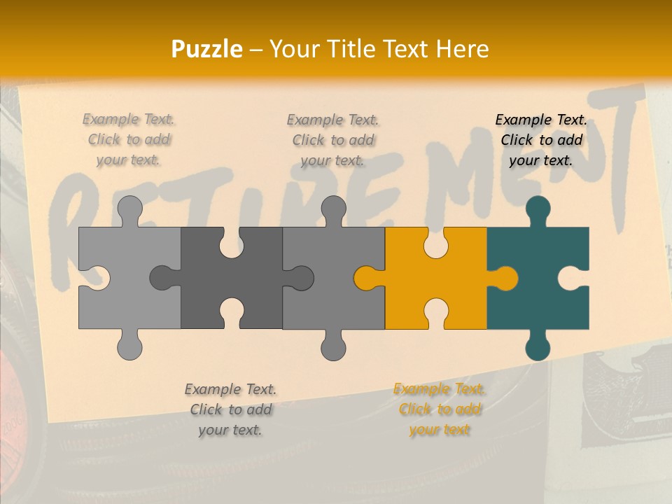 Senior  Touching  PowerPoint Template