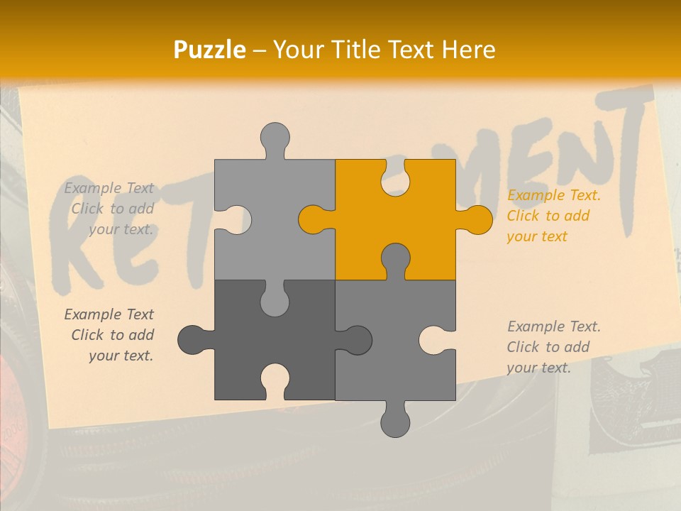 Senior  Touching  PowerPoint Template