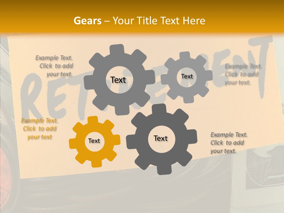 Senior  Touching  PowerPoint Template