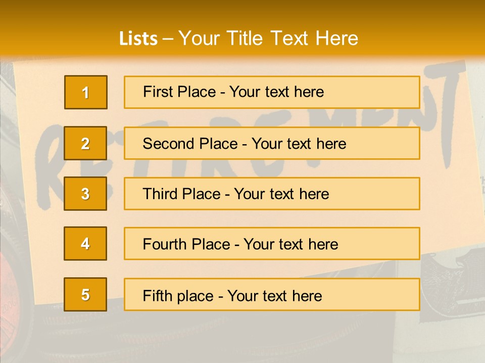 Senior  Touching  PowerPoint Template