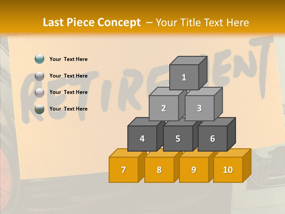 Senior  Touching  PowerPoint Template