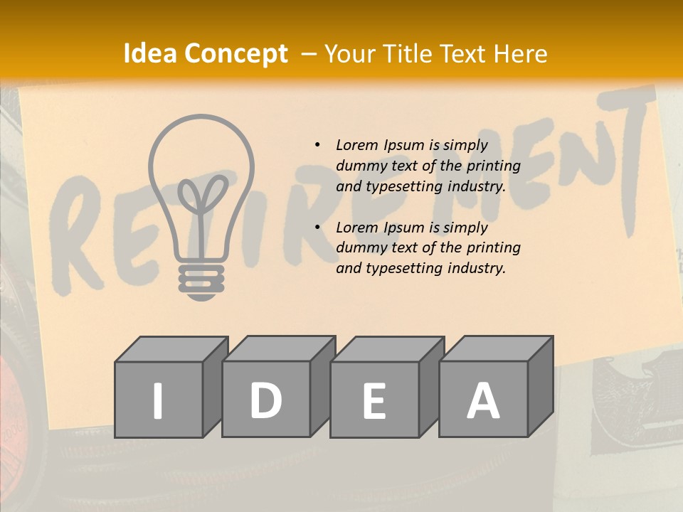 Senior  Touching  PowerPoint Template