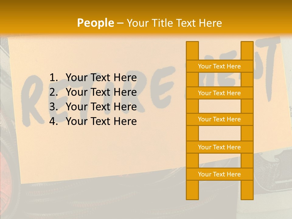 Senior  Touching  PowerPoint Template